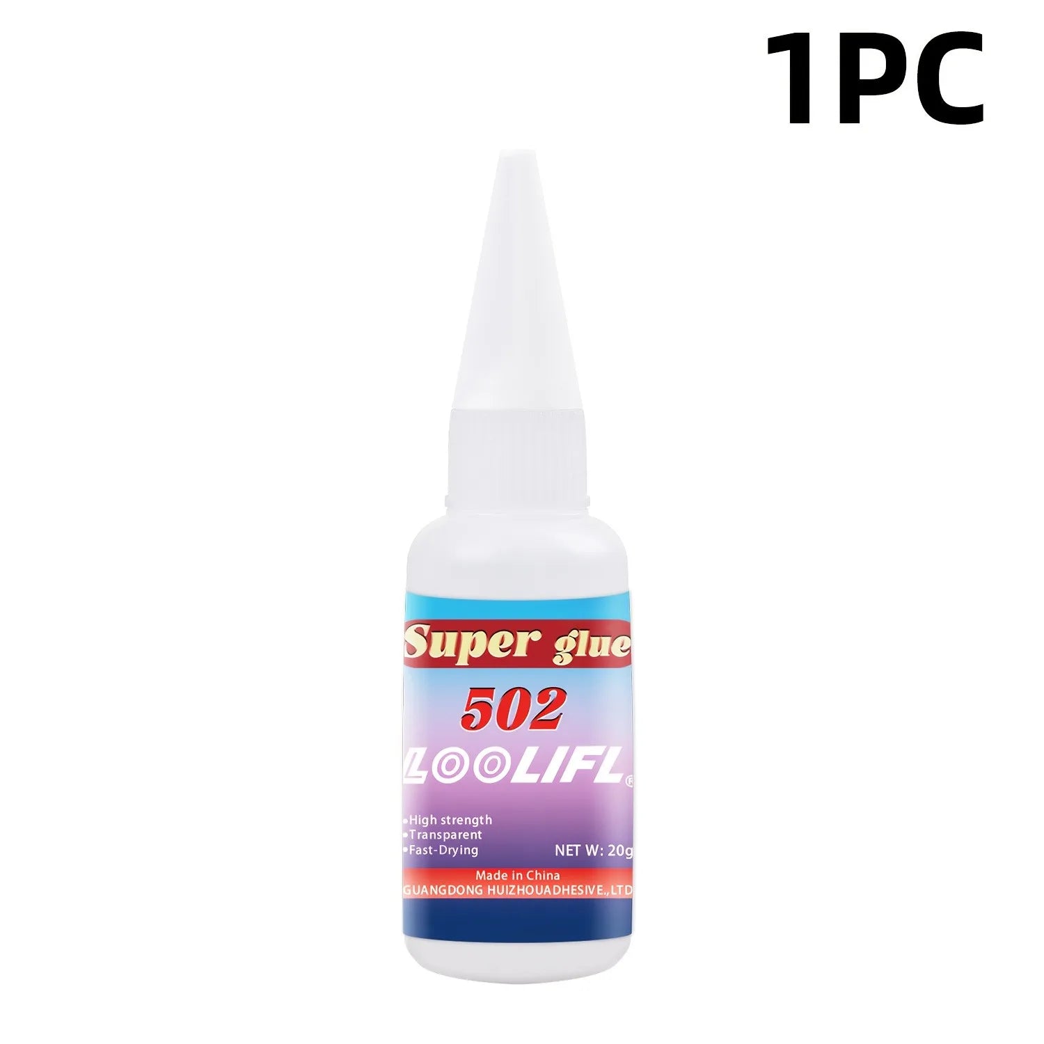502 Super Glue Waterproof Fast Bonding Clear Adhesive for Glass Window Crystal Ceramic Home Repair