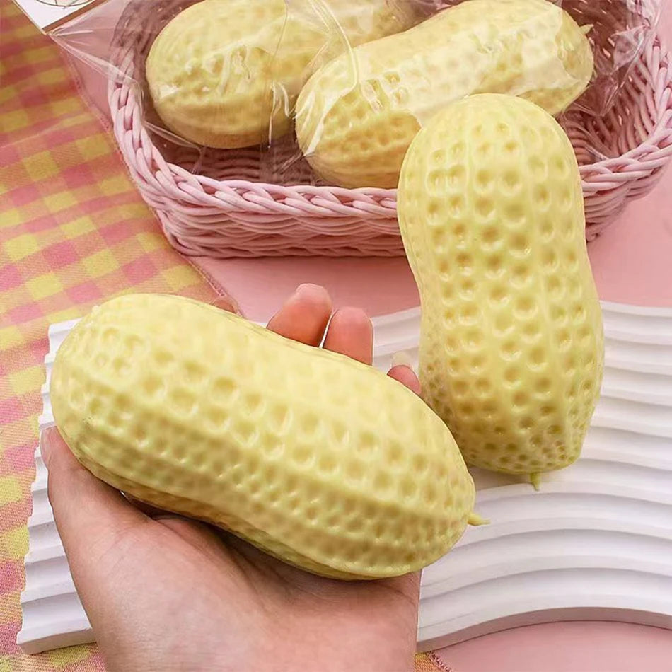 Simulation Peanut Slow-Rebound Squeeze Toy, Stress Relief, Ventilated and Fun, Cute Large Toy Ball, Party Gift/*