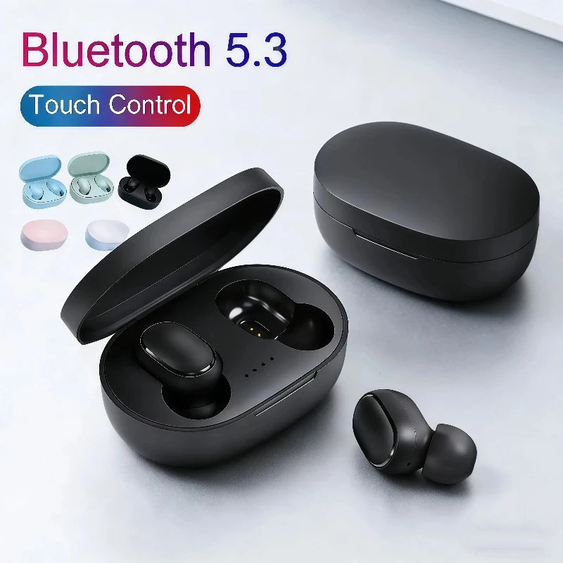 Mini Earphones Wireless Bluetooth 5.3 Earbuds In-Ear Music Sports Headset For Smart Phone Headphone With Mic