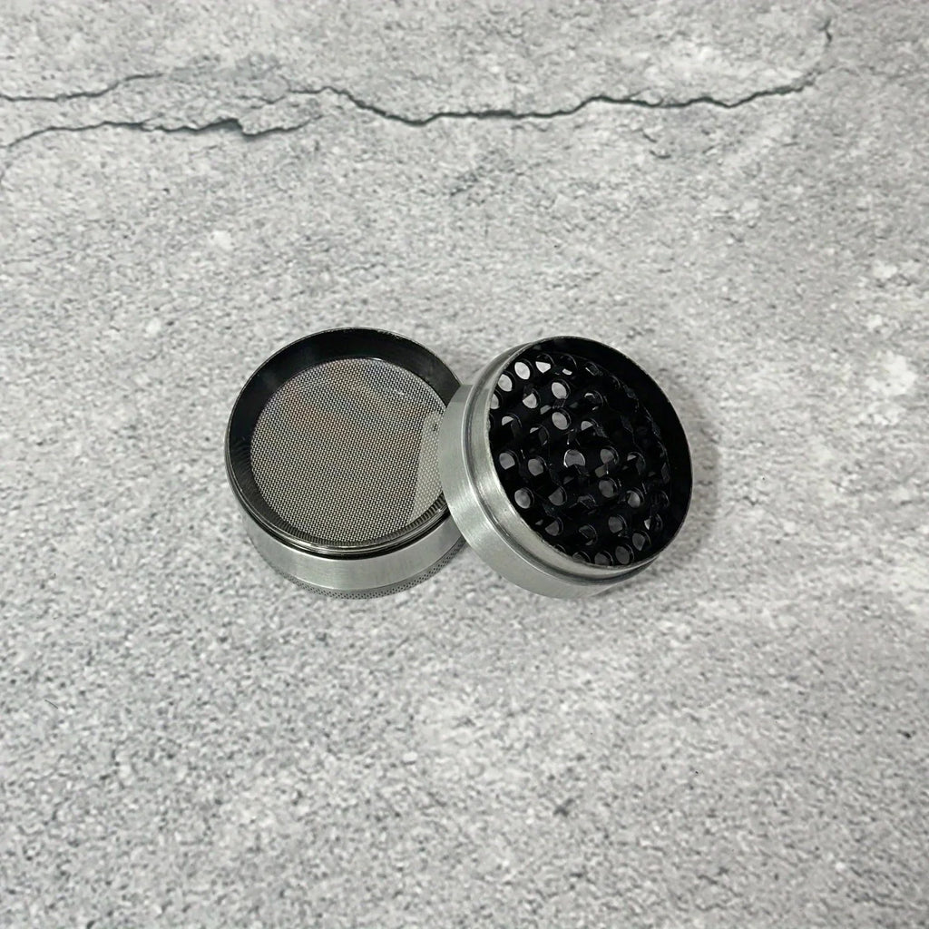 1.6/2inch Silver Dog Metal Herb Grinder Mill Mortar 4-Layers Tobacco Vanilla Bud Grinder Grass Cigar Smoking Cigarette Tool