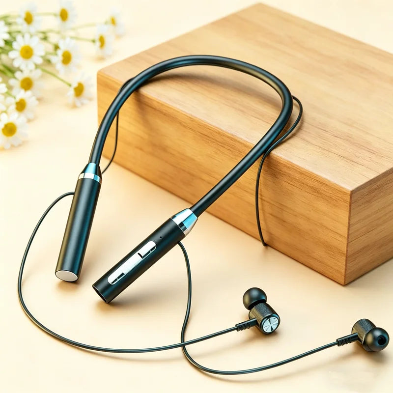 New K58 Bluetooth headset neckband magnetic headset sports running Bluetooth 5.3 headset with microphone