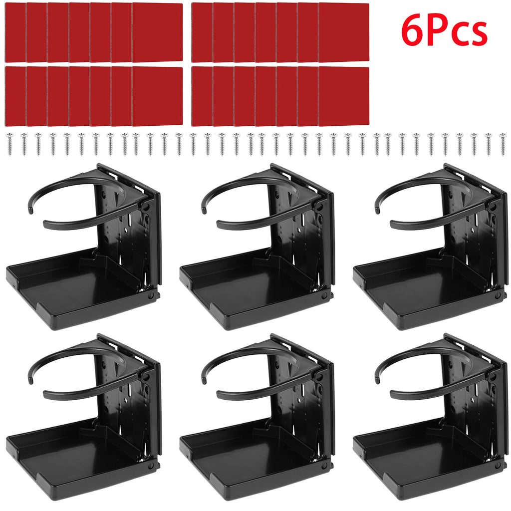 3Pcs Car Drink Cup Bottle Holder Auto Drink Rack Stand for Water Bottles Ashtray Adjustable Folding Car Coffee Cup Holder