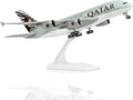 Model Airplane Toy 30cm Qatar A380 Plane Model Desk Accessories Aircraft Model Diecast Resin Planes Collect Room Decor