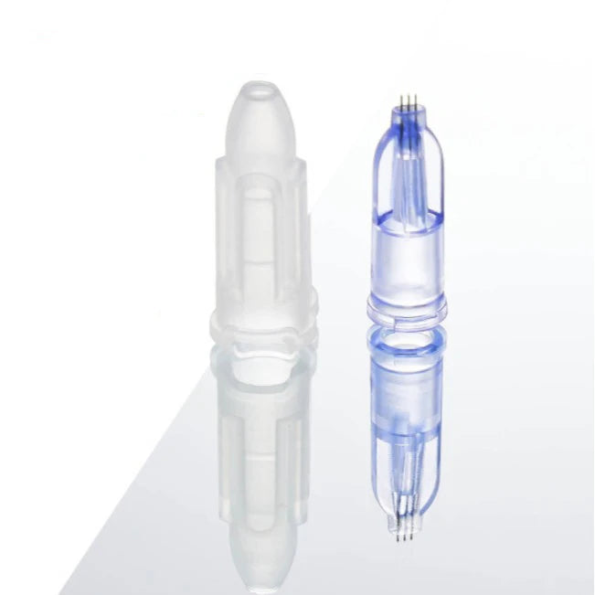 Sterile Nanosoft 34G Nano Needle 3 Pin 0.6mm 0.8mm 1.0mm 1.2mm 1.5mm Skin Rejuvenation Nano Soft Agujas Single Packaged