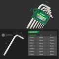 LAOA S2 Alloy Steel Mini Hex Wrench Set Small Miniature Allen Key Spanner 0.7/0.9/1.3/1.5/2/2.5/3mm for Precision Work