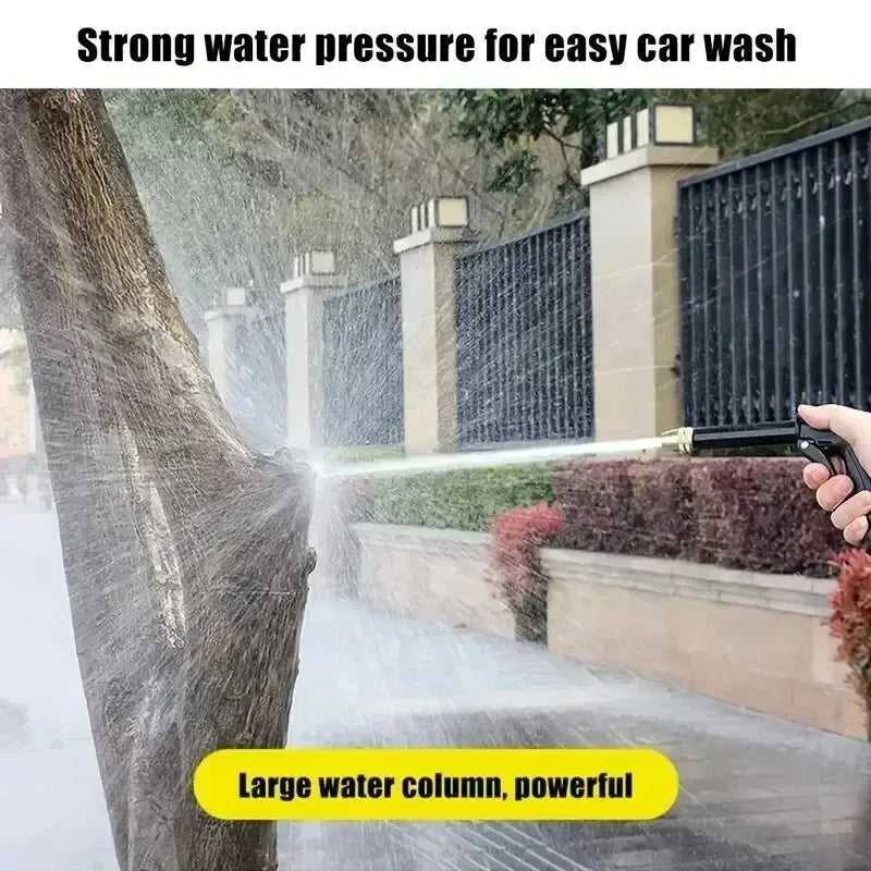 Portable High Pressure Water Hose Nozzle, Multi-mode Adjustable Sprayer, Ideal for Garden Irrigation, Car Washing