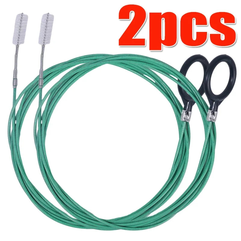 Skylight Drain Pipe Brush Car Drain Dredge Sunroof Cleaning Scrub Brush 3m Drain Hole Cleaning Brush Flexible Accessories Tool