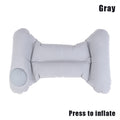 Inflatable Travel Nursing Waist Pillow, Blow Up Lumbar Body Back Support Pillow For Airplane Long Flight Journey Travel Airplane
