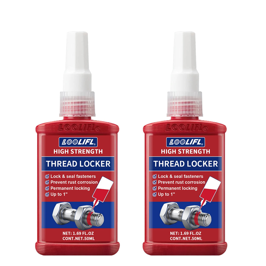 Multifunctional 243 Adhesive, Oxygen-Resistant 271 Threadlocker, Screw Adhesive, Fast-Curing, Removable, High and Low Temperature Resistant; Used for Thread Fastening, Anti-Loosening, Strong Anti-Slip Properties; 243 Liquid A