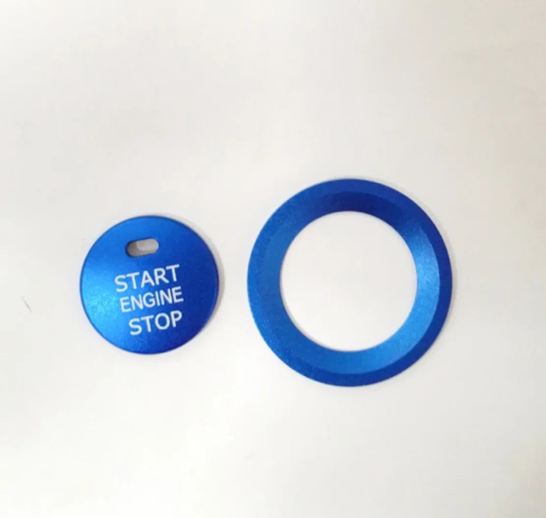 For Hyundai Elantra AD/Avante Car Interior Engine Start Stop Button Push Ring Cover Trim 2017-2020 For Hyundai I30 2017-2022