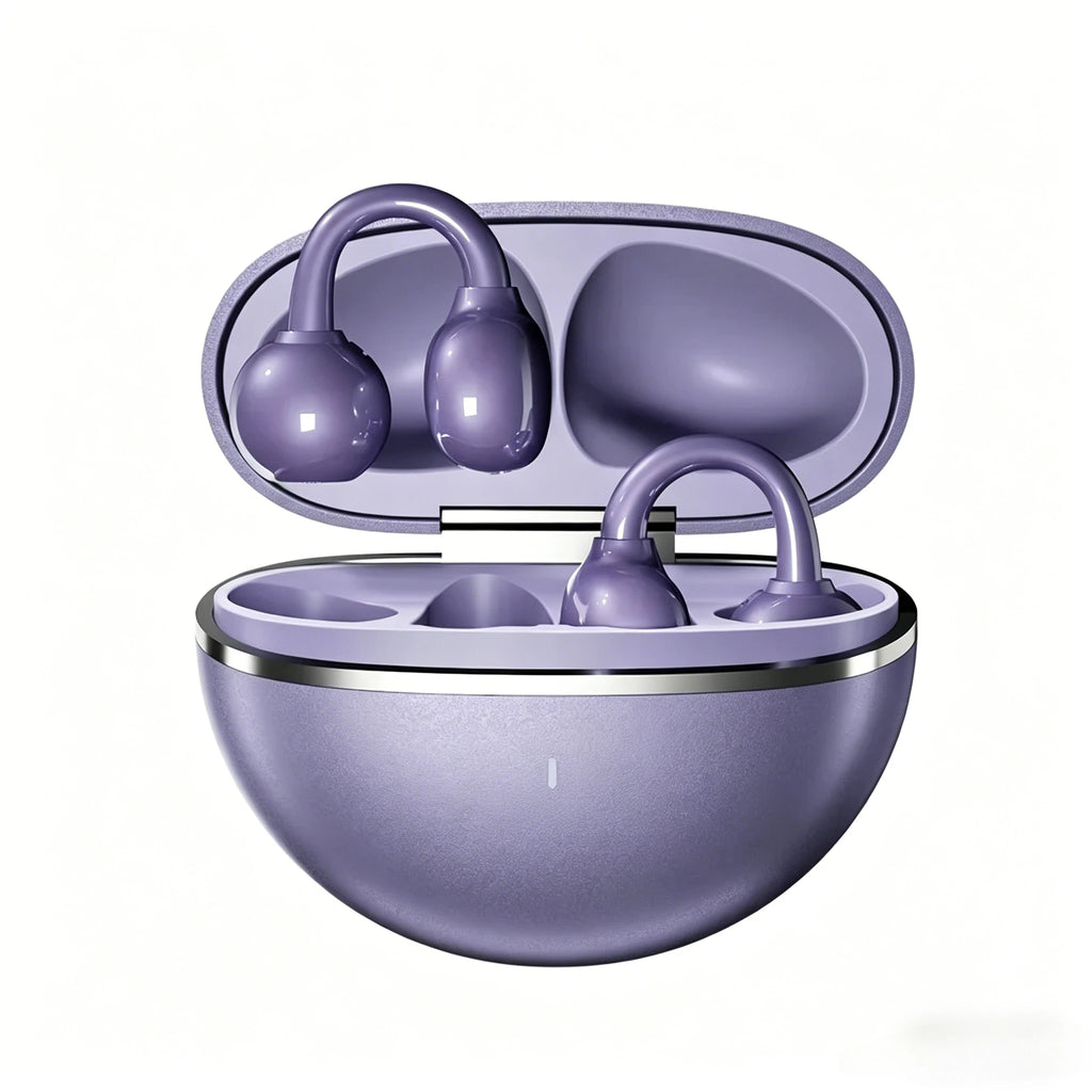 Ear Clip Earphone Open Ear Sports Wireless Bluetooth Headphone Touch Control ENC Noise Cancelling Headset With Microphone