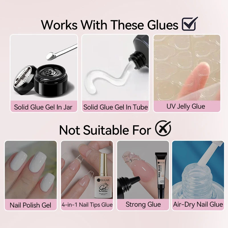 UR SUGAR 55ml Nail Debonder For Solid Tips Gel Spray Nail Tips Remover Liquid False Nails Cleaning Reusable Manicure Nail Supply