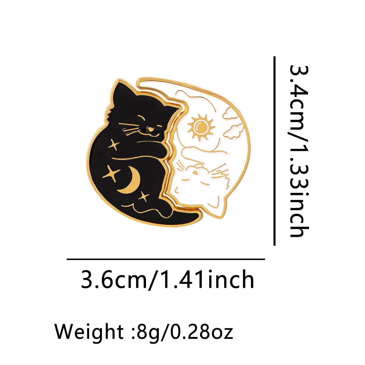 Iced Coffee Quotes Enamel Pin Cartoon Cat Brooches For Women Collar Lapel Pin Dog Badges Party Gifts Clothing Accessories