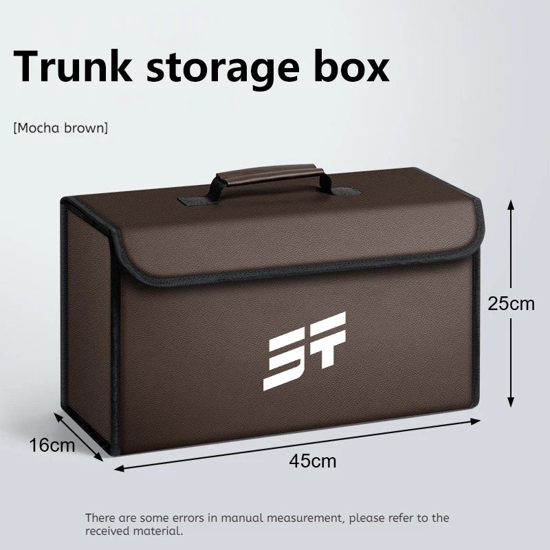 For Jetour ST T2 T3 X70 X70SM X95 DASHING 2025 2026 Car Trunk Storage Box Organizer Foldable Stowing Tidying Bag Car Accessories