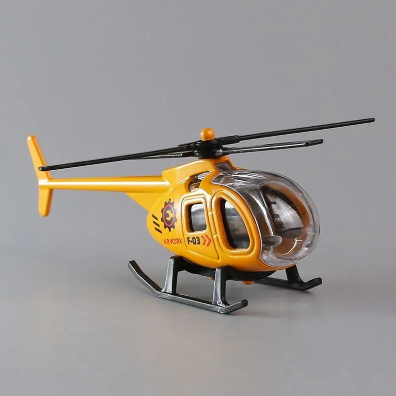 MINI Alloy Helicopter Model Toys Simulation Military Armed Tank Helicopter Armored Vehicle Car Truck Decorations Birthday Gifts