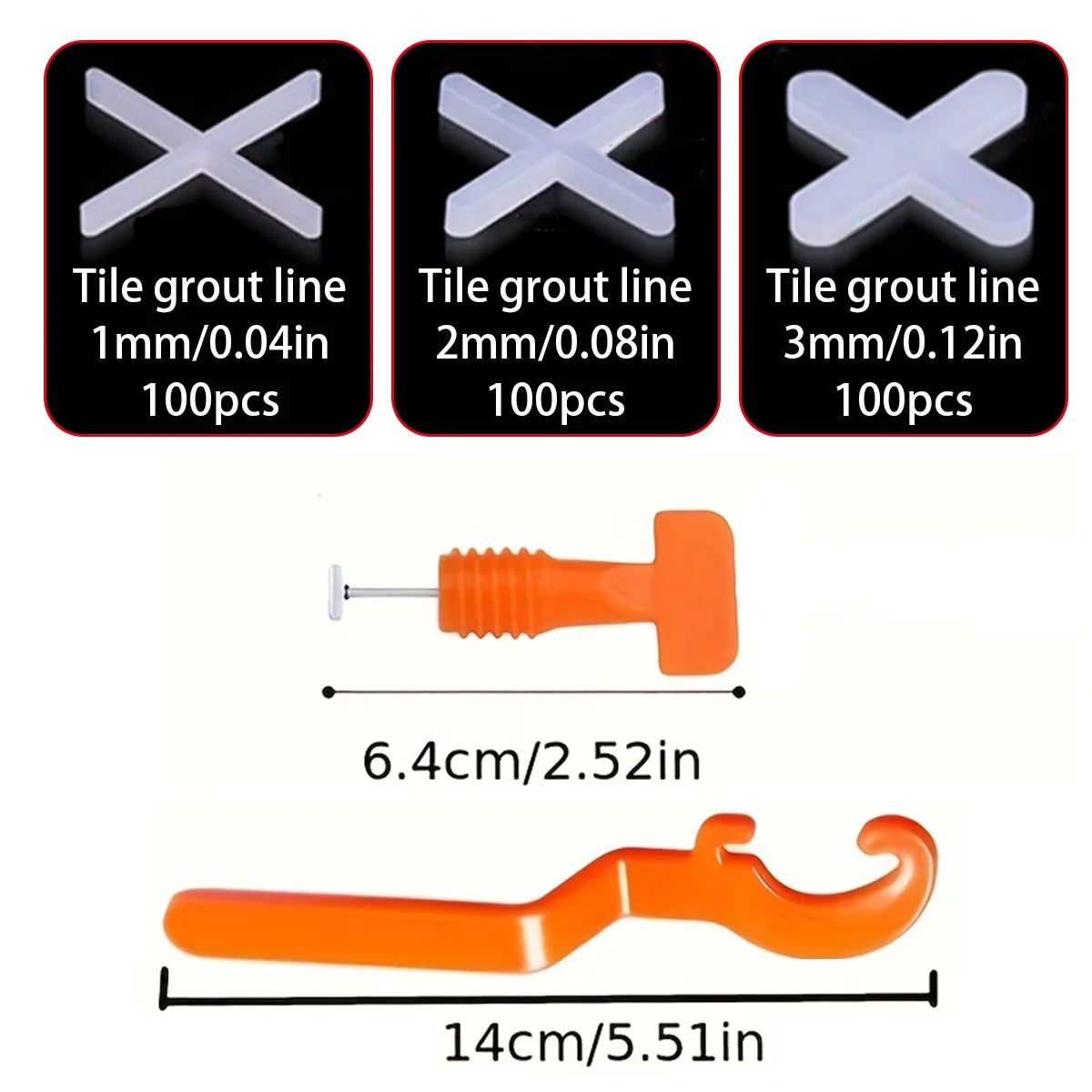 402pcs Tile Leveling Tools, Tile Levelers, Cross-Shaped Tile Levelers, T-Shaped Tile Levelers, Flooring Installation Tools.