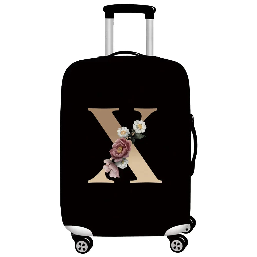 Luggage Protective Cover Travel Accessories Suitcase Dust Wear-resistant Gold Letter Series Protective Case 2026 Fashion