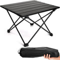Portable Folding Camping Side Table Lightweight Aluminum for Outdoor Picnic Cooking BBQ Hiking Travel
