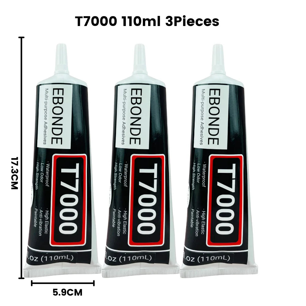 15/50/110mL B7000 Glue T7000 Adhesive Epoxy Resin Repair Cell Phone Touch Screen Liquid Glue Jewelry Craft Adhesive Glue