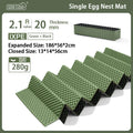 IXPE Aluminum Film Egg Nest Mat Foldable Waterproof Camping Mat for 1-2 Person Hiking Travel Backpacking Widen Tent Sleeping Pad