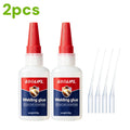 50g Waterproof Heat Resistant Metal Super Glue Anti-Clog Cap Instant Adhesive For Steel Zinc Aluminum DIY Metal Repair