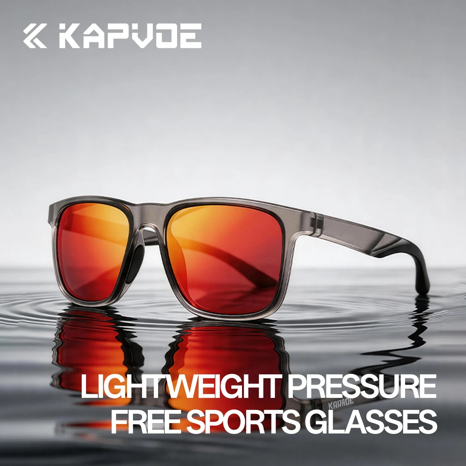 KAPVOE HD UV400 Polarized Sports Sunglasses Outdoor Sun Protection Eyewear Cycling Fishing Driving and Casual Stylish Sunglasses
