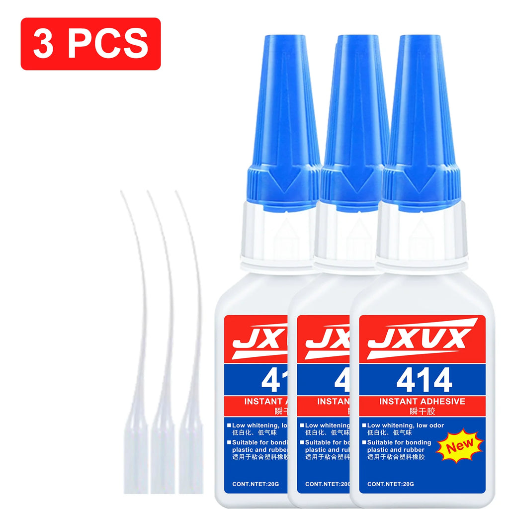 JXVX-20g strong transparent adhesive is used for ceramic repair and rapid repair of porcelain, ceramics, cups and DIY technology