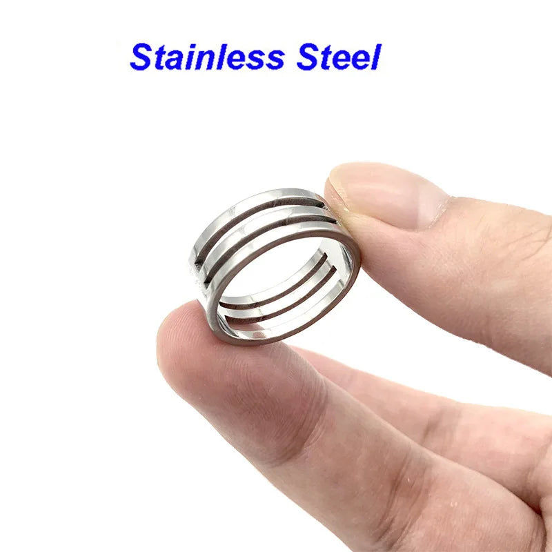 1Pc Stainless Steel Opening Jump Ring 18mm Round Circle Bead Plier Closed Finger Jewelry Tools for DIY Jewelry Making Tool