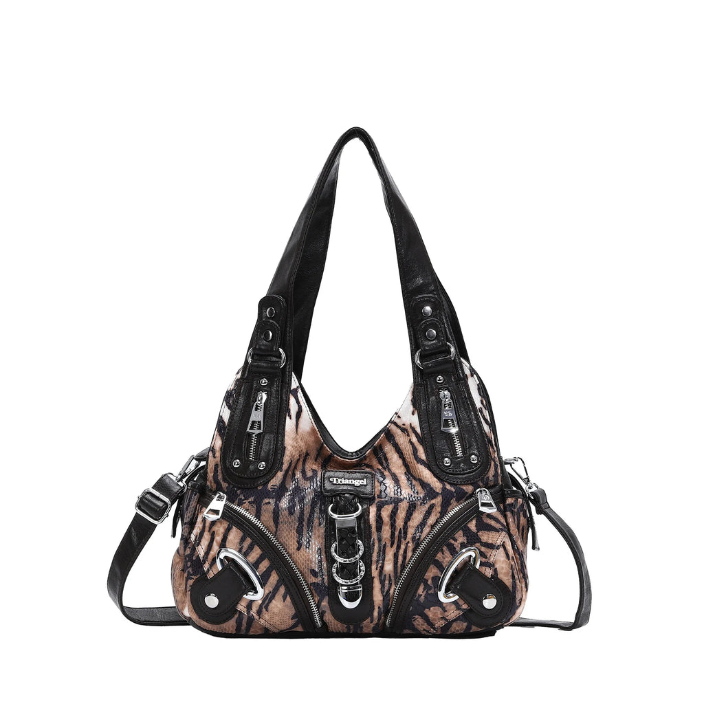 Women Handbags Fashion Leopard Shoulder Bag Large Tote Top-handle Shopping Pack Multifunctional Satchel Lady Hobos Big Purse