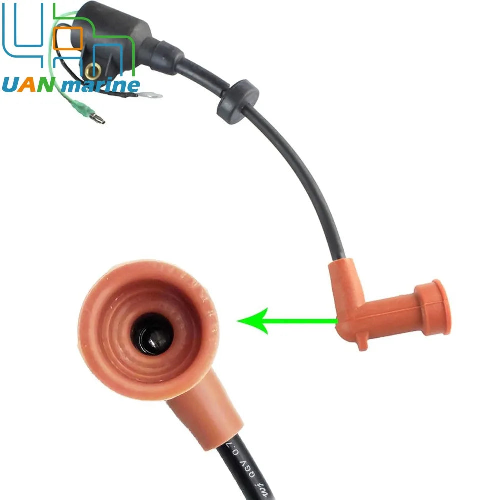 63V-85570-00 65E-85570-00 Ignition Coil For Yamaha 9.9HP 15HP 2-Stroke Outboard Engine Replaces Sierra Marine