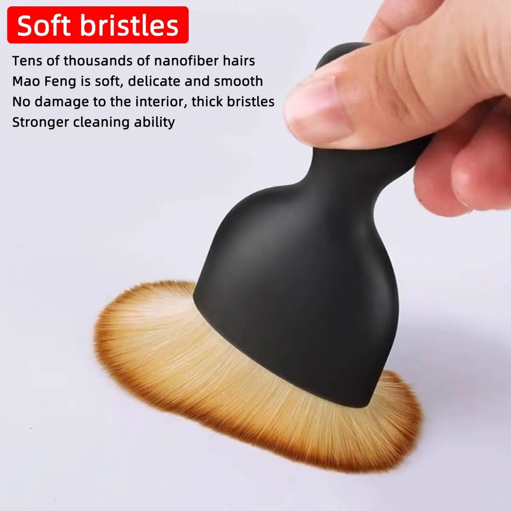 Yitong 1set Multi Size Car Detailing Brushes Soft Gentle Bristle Auto Interior Exterior Cleaning Tools for Dashboard Air Vent