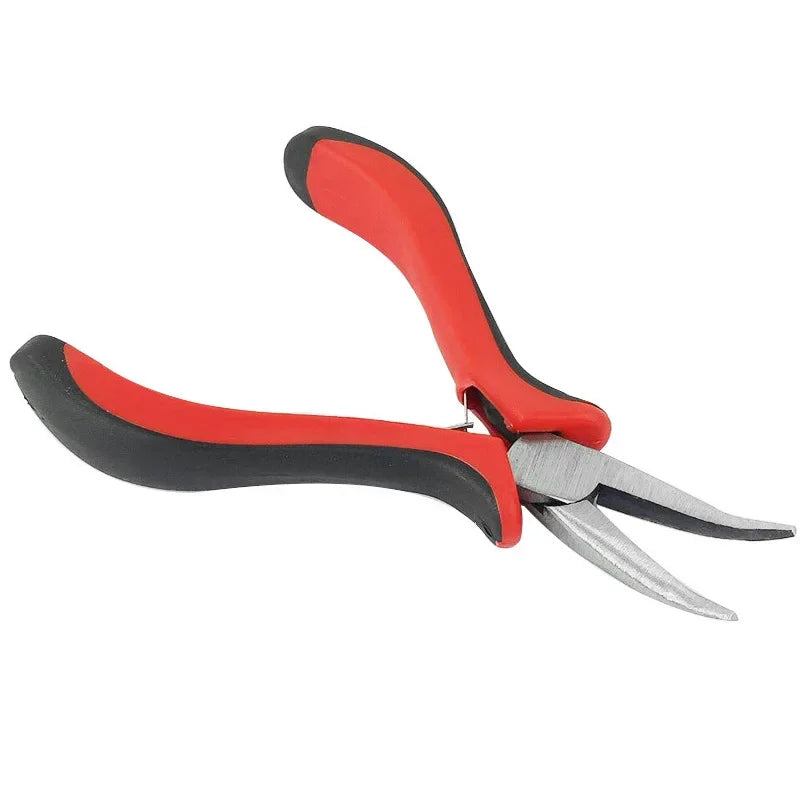 ZWICKE DIY Hand Tool Set Handle Mini Pliers Jewelry Pliers Pointed Nose Oblique Nose Wire Needle Nose Top Cutting Pliers