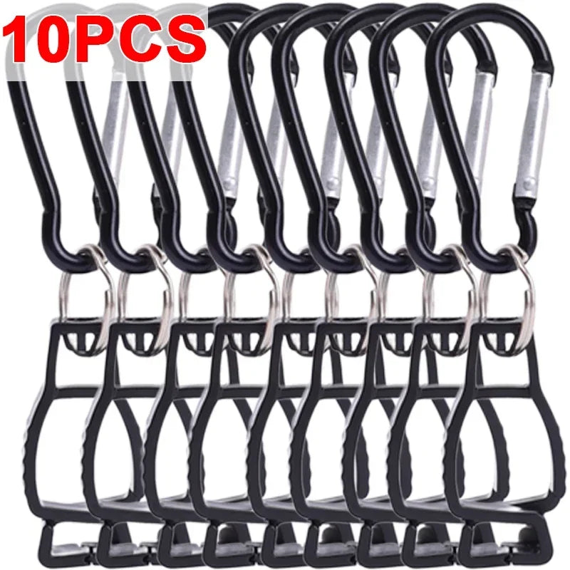 Glove Clips for Work Glove Holders Glove Belt Clip Outdoor Clip Anti Loss for Hiking Climbing Skiing Camping Gear Accessories