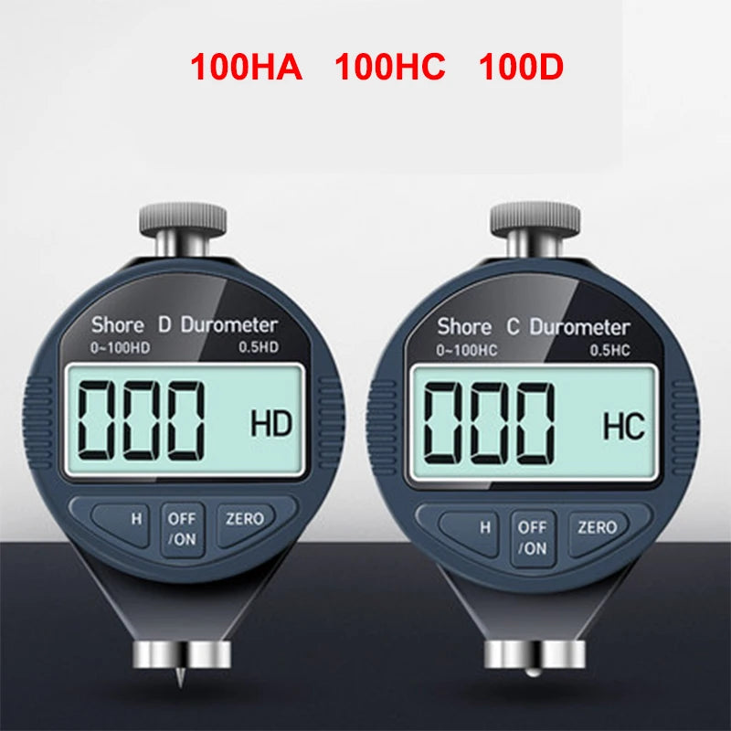 Digital Shore Type A/O/D Rubber Tire Durometer Hardness Tester Meter 0-100 HA Sclerometer Hardness Tester
