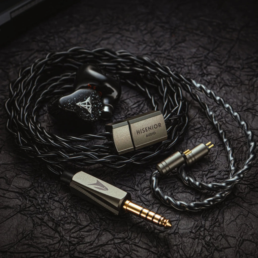 Hisenior-Mega7 4BAs(Sonion)+2BAs(Knowles) +1DD 7-Drivers Hybrid HiFi IEM 4.4mm 0.78 2pin