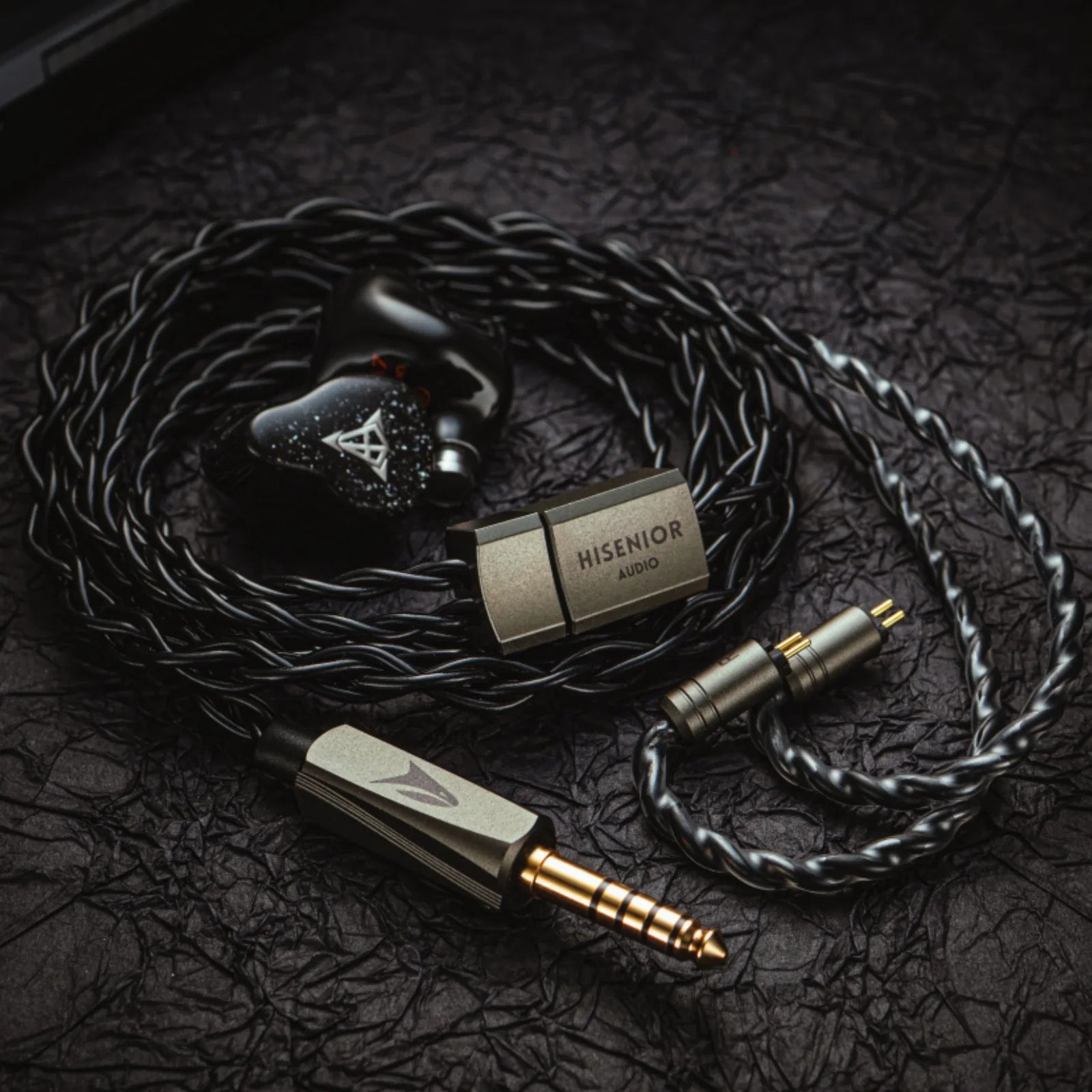 Hisenior-Mega7 4BAs(Sonion)+2BAs(Knowles) +1DD 7-Drivers Hybrid HiFi IEM 4.4mm 0.78 2pin