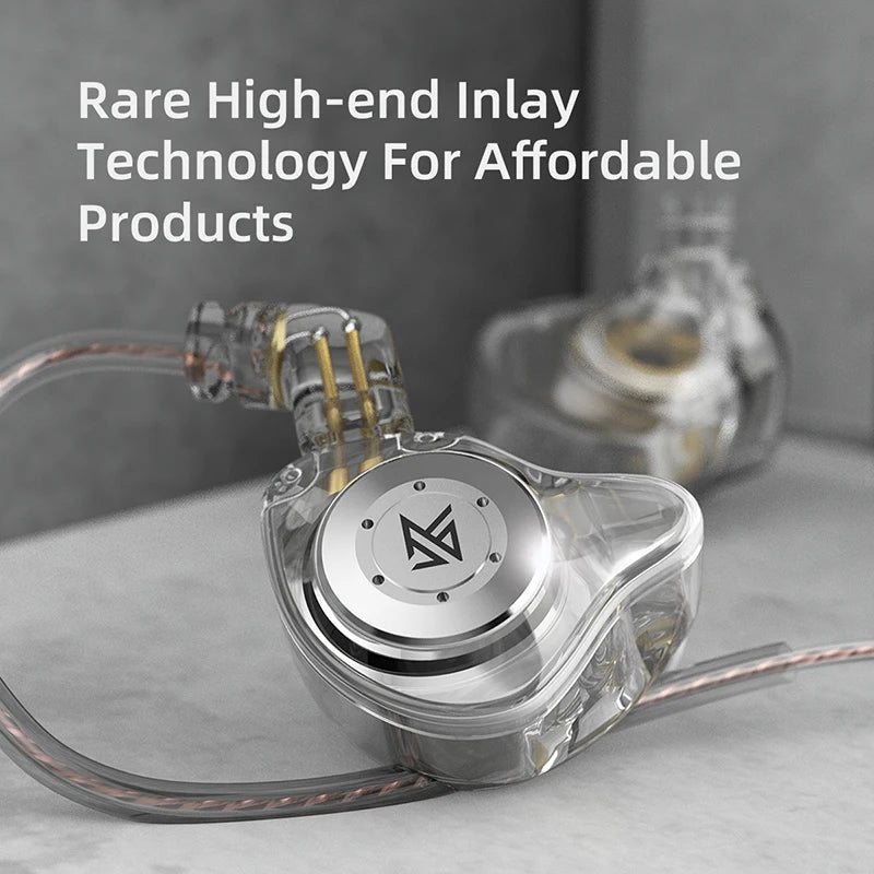 KZ EDX Pro in Ear Monitor Wired & Wireless Iem Earphone Musician Audiophile Hifi Auriculare Detachable 2 Pin Bluetooth Headphone