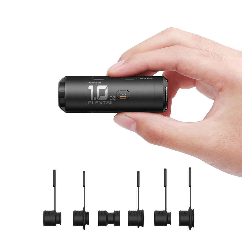 FLEXTAIL ZERO PUMP - 30g Camping Air Pump,  Portable Electric Inflator for Sleeping Pads, 1 Rechargeable Battery Included