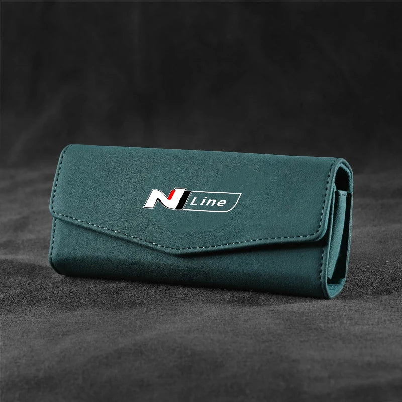 Car Glasses Case Sunglasses Storage Box Clip For Hyundai Sonata Elantra Tucson N Line Veloster Kona i30 i20 i10 Accessories