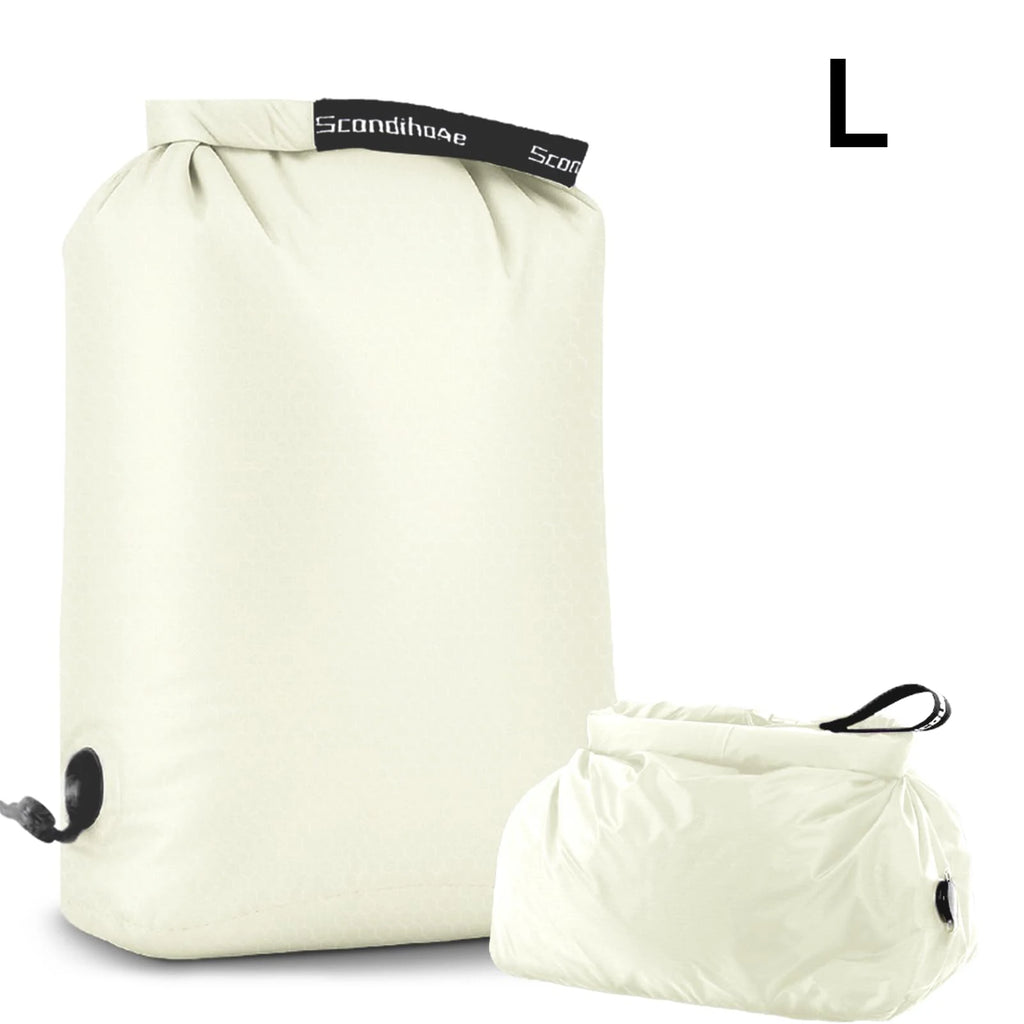 Travel Storage Bag Compression Sack Waterproof No Pump Vacuum Bag Clothes Organizer Space Saving Pouch for Backpacking Gym