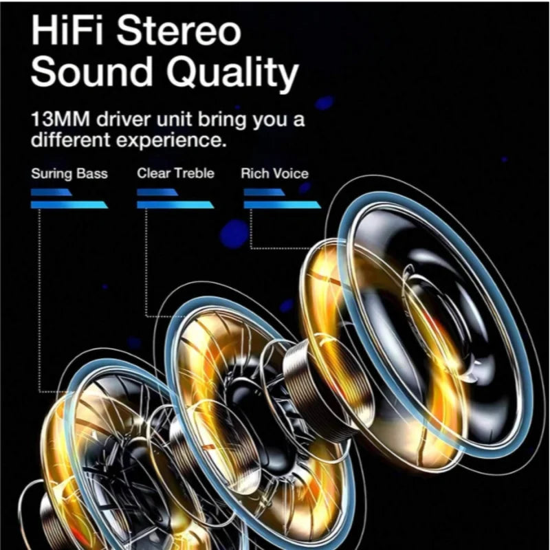 A7-Wireless Headphones - Unparalleled true wireless freedom ergonomic design, providing ultimate comfort and HIFI sound
