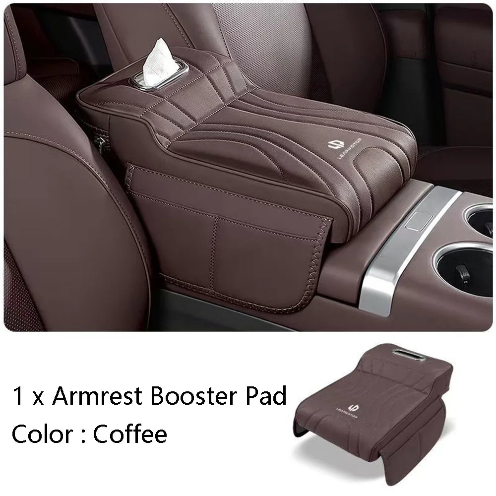NEW 1PC Car Center Console Armrest Booster Pad Arm Elbow Support For Leapmotor C10 C16 2024 2025 Auto Accessories
