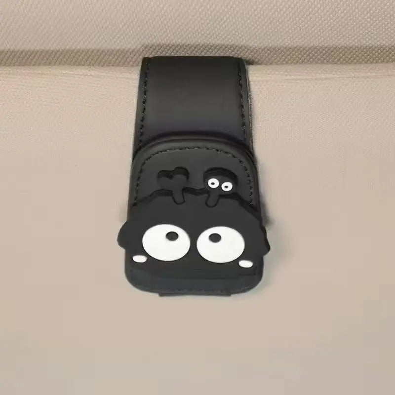 Creative Magnetic Car Glasses Clip Car Visor Storage Rack Multifunctional Car Sunglasses Holder Eye Glasses Case
