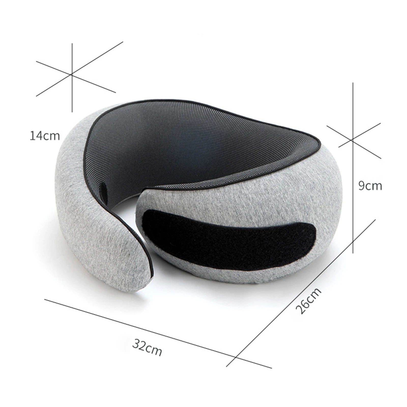 Travel Pillow Set with Eye Mask Memory Foam with Earplug Holder & Carry Bag Travel Essentials for Plane Car Train and Home