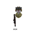 WM839 Horror Movie Zombie Building Blocks Bricks Dolls Mini Action Toy Figures Assemble Blocks Kids Gifts