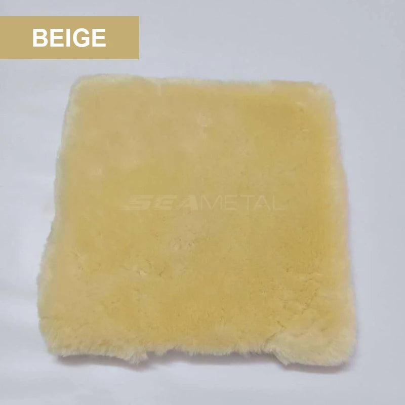 SEAMETAL Car Wash Plush Towel Cleaning Drying Car Polishing Cloth Soft Edgeless Detailing Waxing Towel 25x25CM Car Wash Supplies
