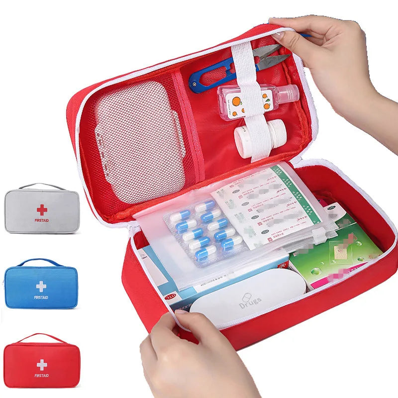 First Aid Kit Emergency Survival Bag Handbag Durable Trauma Bag Compact Rescue Tote Bag Portable Medicine Storage Bag