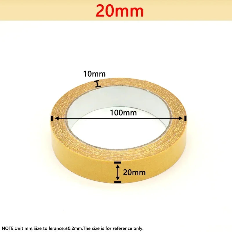 Double Sided Cloth Base Tape Strong Fixation Translucent Mesh Waterproof Traceless High Viscosity  Adhesive Stickers