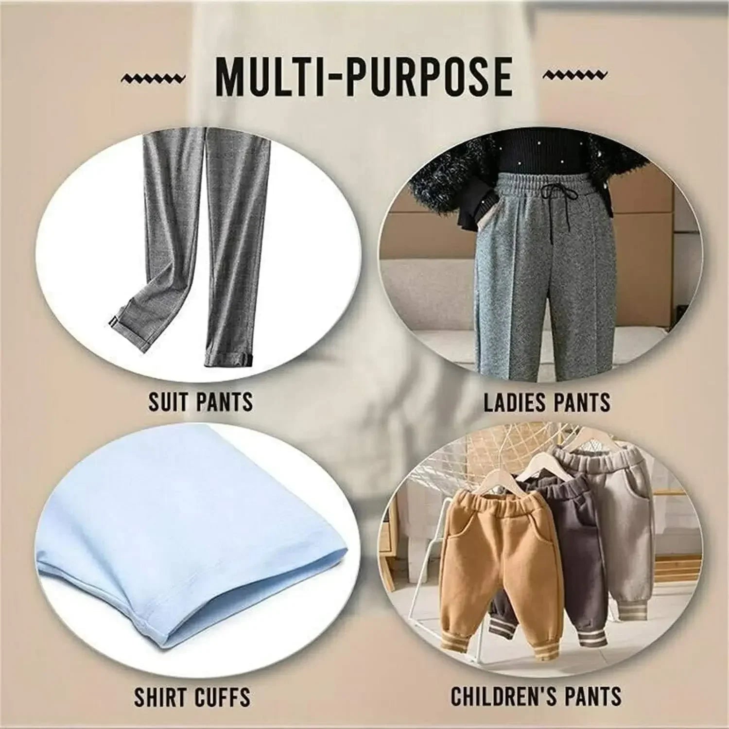 2pcs Hem Tape Hemming Tapes Hem Adhesive Tapes Iron on Pants Shortening Tape Iron Hem Tape for Pants Clothes Jean Trouser Skirt