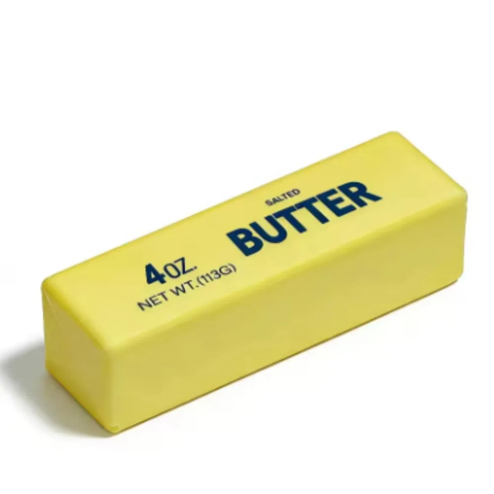 1PC 14cm Antistress Butter Stick Stress & Anxiety Relief Fidget Toys Slow Rising Squishy Squeeze Elastic Cheese Stick Prank Toys